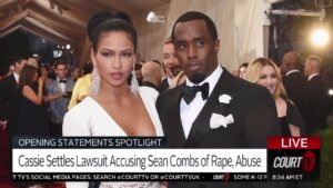 Photo of Sean 'Diddy' Combs and singer Cassie
