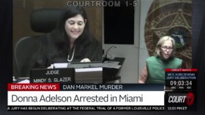 Donna Adelson's first court appearance.