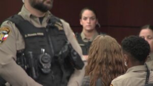 Kaitlin Armstrong listens to the jury's verdict