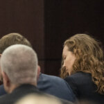 Kaitlin Armstrong sits in court