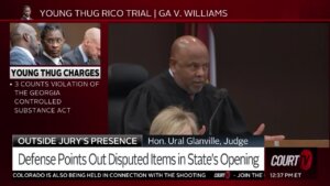 Judge in Young Thug case.