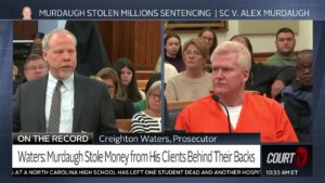 Creighton Waters speaks before Murdaugh financial crimes sentencing.