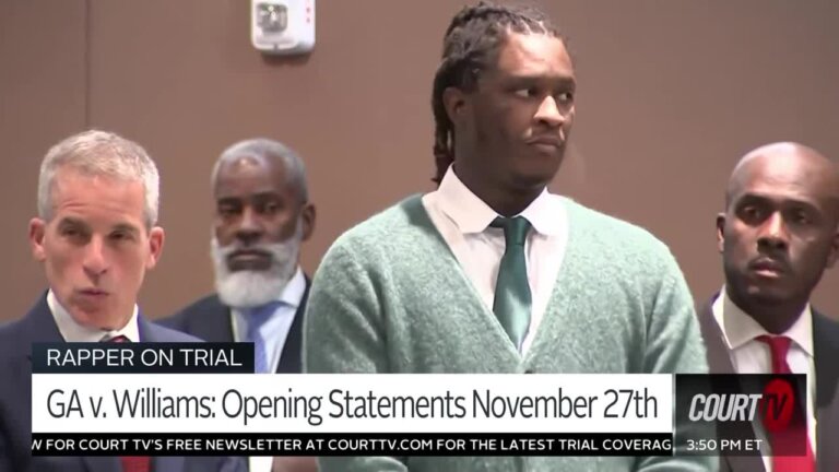 Rapper young thug appears in court