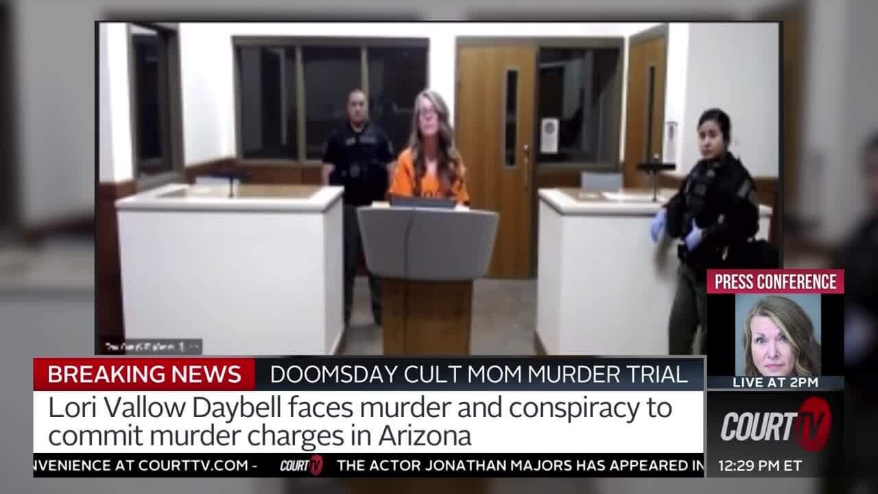Lori Vallow Daybell's initial court appearance in Arizona.