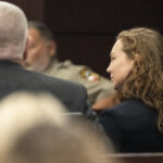 Kaitlin Armstrong sits in court