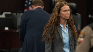 Kaitlin Armstrong leaves the courtroom after receiving a sentence of 90 years for the murder of Anna Moriah Wilson at the Blackwell-Thurman Criminal Justice Center on Friday, Nov. 17, 2023. Armstrong was found guilty of killing Anna Moriah Wilson in May 2022 and sentenced to 90 years in prison.