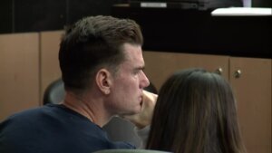 Tim Ferriter listens to his son's victim impact statement