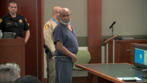 Duane 'Keffe D' Davis stands in court
