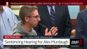 Tony Satterfield addresses Alex Murdaugh.