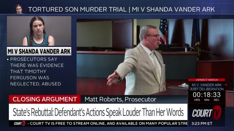 Matt Roberts delivers the State's rebuttal in the Tortured Son Murder Trial.