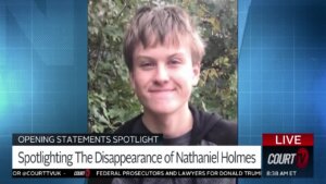 Missing teen Nathaniel Holmes.