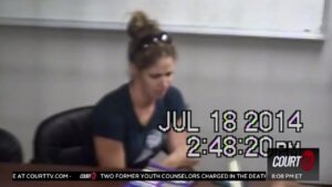 Wendi Adelson is seen in a still from police interview video