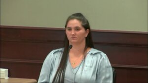 Hannah Payne testifies in court
