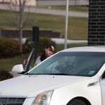 Gypsy Rose Blanchard gets into a car