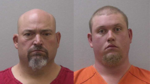 Booking photos of Ryan Lindler Jr and Ryan Lindler Sr.