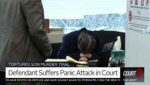 Shanda Vander Ark has a panic attack in court.