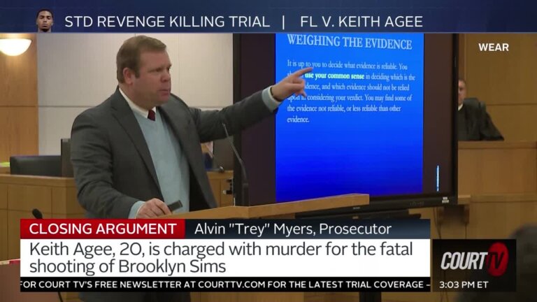 Prosecutor in STD Revenge Killing Trial delivers closings.