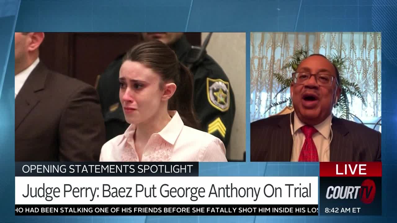Split screen of Casey Anthony and Belvin Perry.