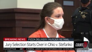 Erica Stefanko sits in court