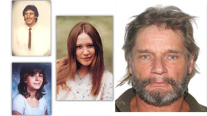 combo image of cold cases murder victims and suspect alan wilmer