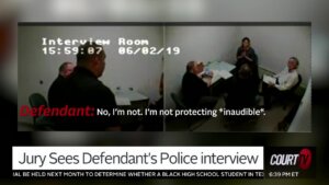 video of a police interrogation