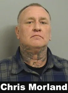 Booking photo of Chris Morland