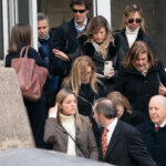 Michelle Troconis and her family leave court