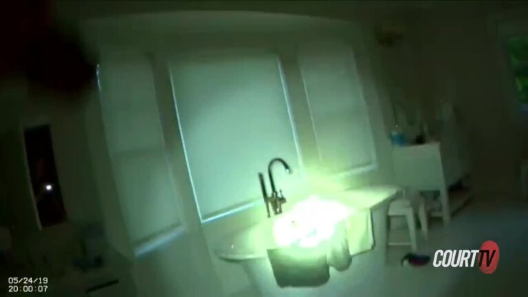 bathtub shown in bodycam police video