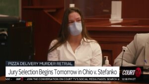 Erica Stefanko in court.