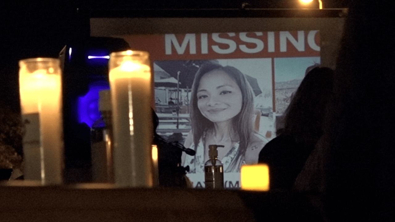 Photo of Maya Millete with candles