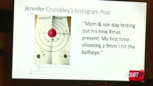 screen showing instagram post from Jennifer Crumbley