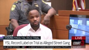 Trontavious Stephens testifies against rapper Young Thug.