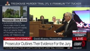 Prosecution opening statement in Treehouse Murder Trial.