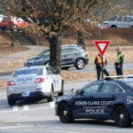 police block traffic at uga campus