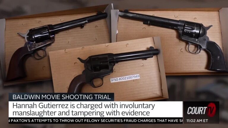 Guns from the set of the movie 