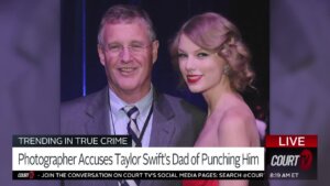 Taylor Swift and her father, Scott Swift.