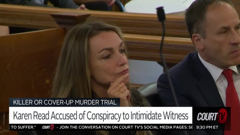 Karen Read accused of conspiracy to intimidate witness.