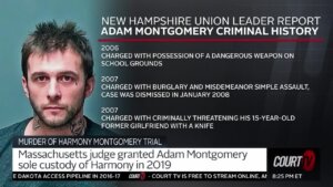 Despite Adam Montgomery's criminal history, a Massachusetts judge granted him sole custody of Harmony.