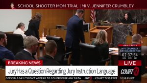 courtroom proceedings during jennifer crumbley trial