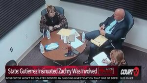 surveillance video shows a police interrogation