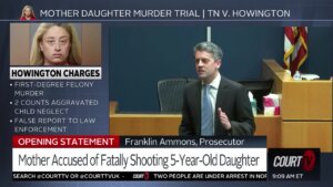 Prosecutor delivers opening statement in Mother Daughter Murder Trial.