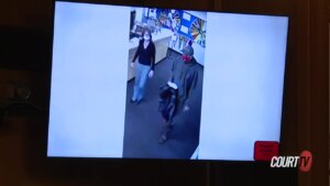 still video image of james and jennifer crumbley at oxford high