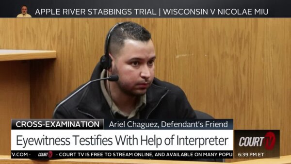 Ariel Chaguez, who was part of Nicolae Miu's tubing member group, faces cross examination.