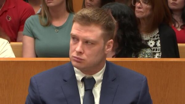 Christopher Gregor sits in court