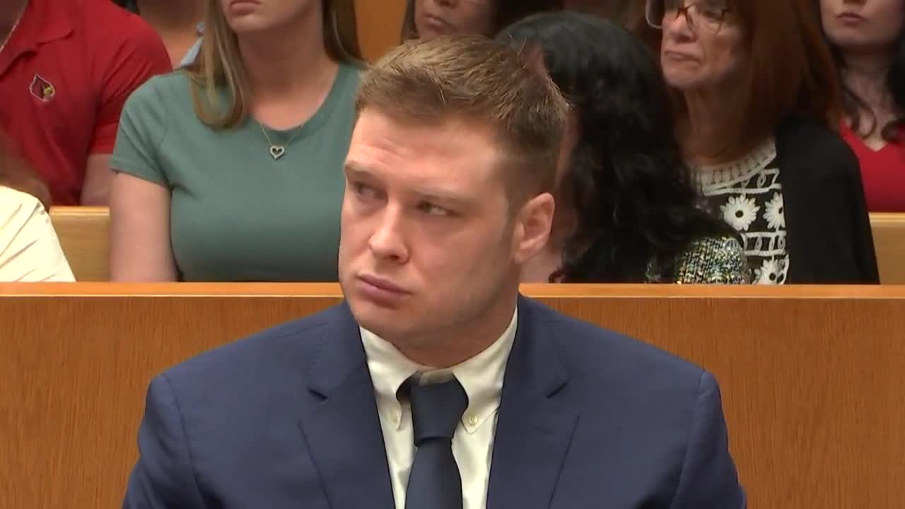 Christopher Gregor sits in court