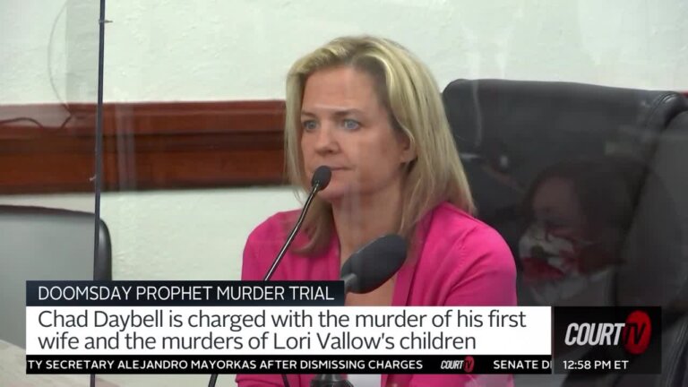 Melanie Gibb testifies during a preliminary hearing