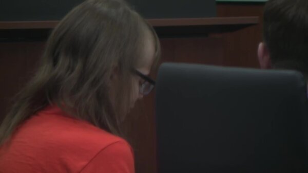 Morgan Geyser sits in court. (Court TV)