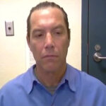 Scott Peterson appears in court via Zoom on April 16, 2024.