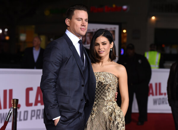 Channing Tatum and Jenna Dewan on the red carpet