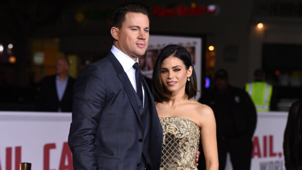 Channing Tatum and Jenna Dewan on the red carpet